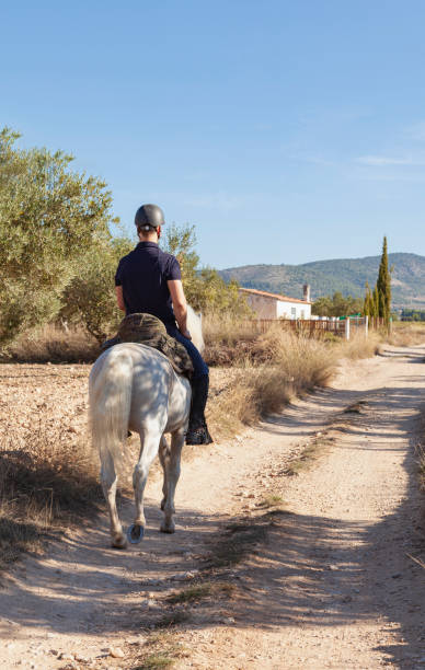 istock A houseman riding seen as behind 1347297597