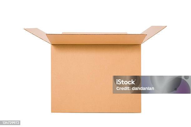 Tekturowe Pudełko Openobrzynek Ścieżki - zdjęcia stockowe i więcej obrazów Pudełko - Pudełko, Tekturowe pudełko, Otwierać