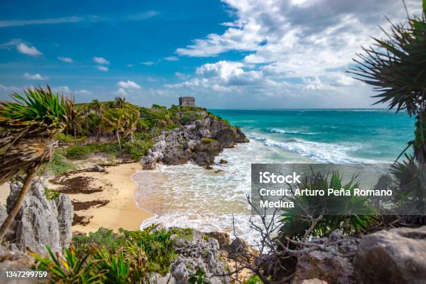 Paradise Beach In Tulum Stock Photo - Download Image Now - Tulum - Mexico, Yucatan, Mexico