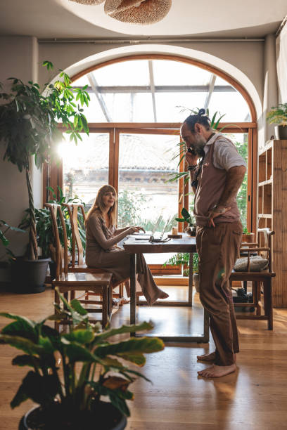 istock Business senior partners at work from their office 1347300850