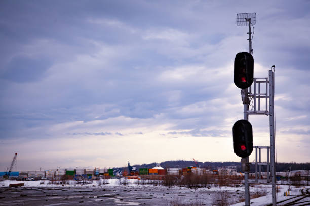 Train Tracks Near Commercial Dock, Anchorage, Alaska