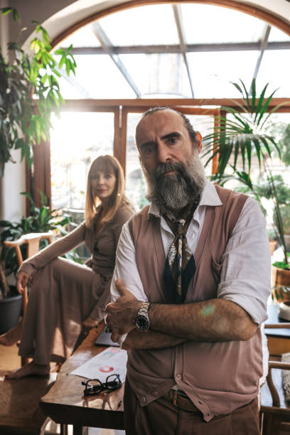 istock Senior business people portrait in their studio 1347302430