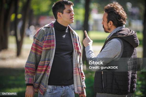 Closeup Finger Pointing Of Two Very Angry Men In Conflict Stock Photo - Download Image Now