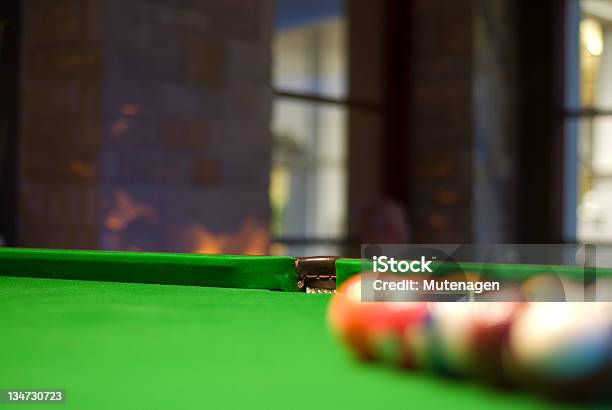 Pool Table Stock Photo - Download Image Now - Activity, Arts Culture and Entertainment, Bar - Drink Establishment