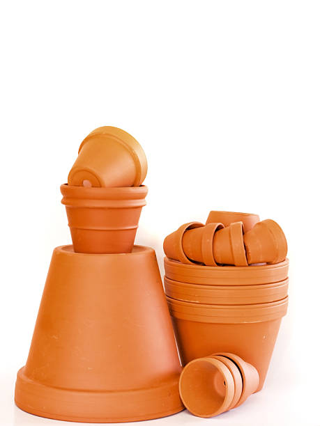 istock Pile Of Clay Pots 134730878