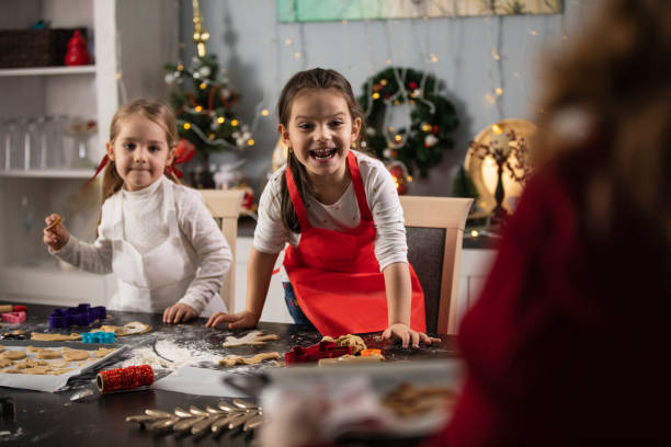 istock Excited for a first batch of gingerbread cookies 1347317928