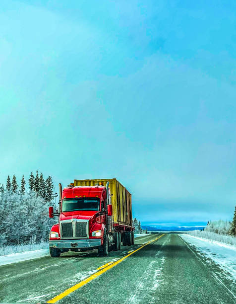 istock Trucking industry in Alaska 1347318083