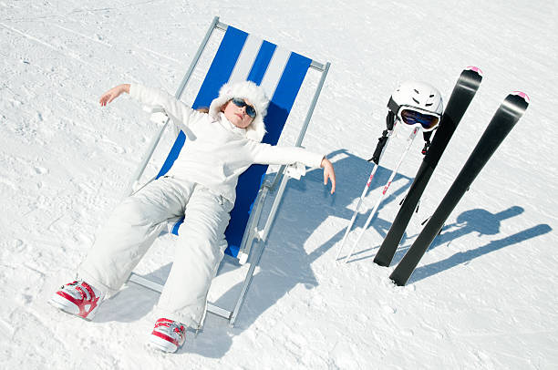 스키 휴가 - ski resort winter sport apres ski ski slope 뉴스 사진 이미지