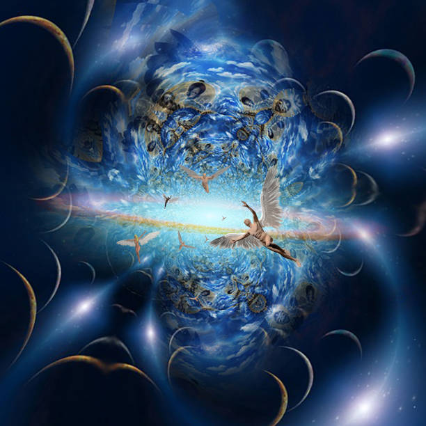 istock Unreal visions with angels 1347320316