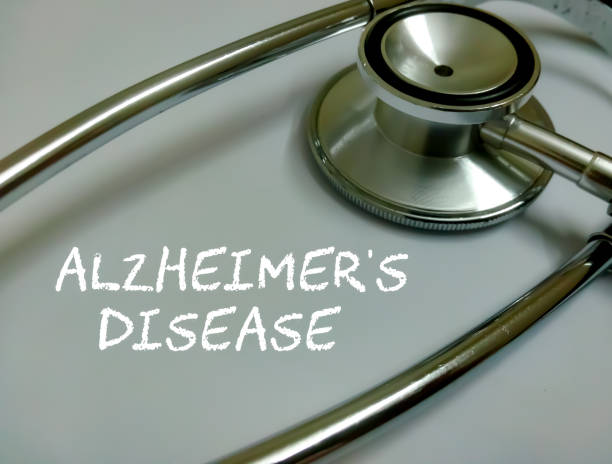 istock Alzheimer's disease text isolated with stethoscope 1347321405