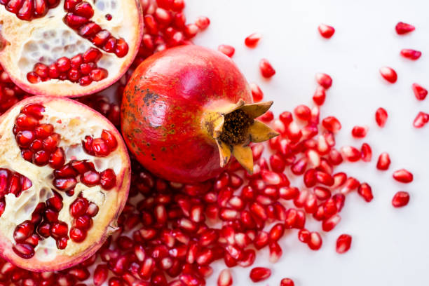 pomegranate - romã imagens e fotografias de stock