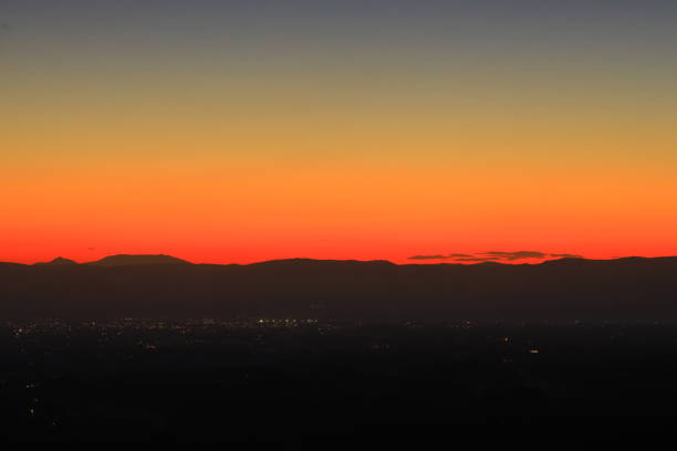 istock Dawn on the dam lake 1347334054