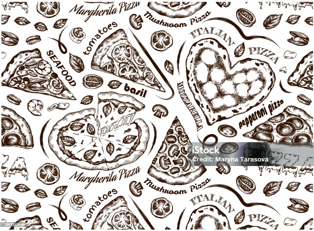 Ilustración de Boceto Dibujo A Mano Patrón De Pizza De Estilo Vintage Aislado Sobre Fondo Blanco y más Vectores Libres de Derechos de Pizza - iStock Ilustración de Boceto Dibujo A Mano Patrón De Pizza De Estilo Vintage Aislado Sobre Fondo Blanco y más Vectores Libres de Derechos de Pizza - iStock