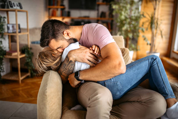 istock Father and daughter spending fun time together at home 1347343217