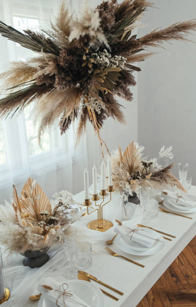 istock Decorated Dining Table for Birthday Celebration at Home 1347347594