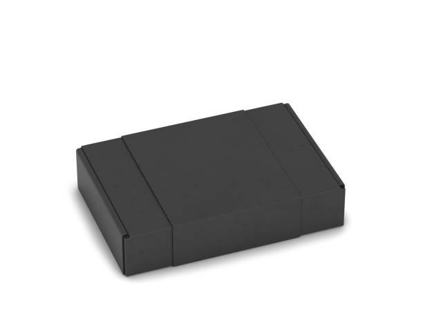 istock Blank tuck in flap packaging box mockup 1347360124
