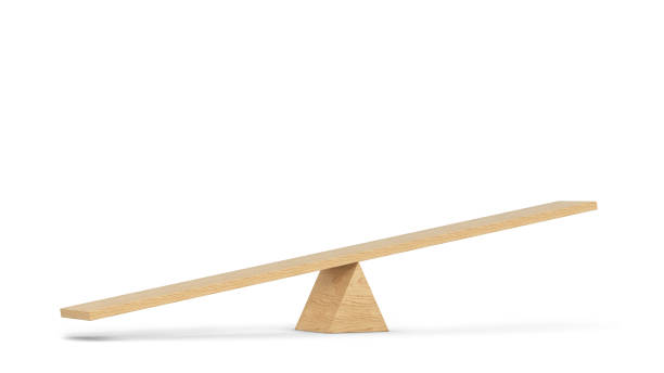istock Simple seesaw, balance concept 1347361080
