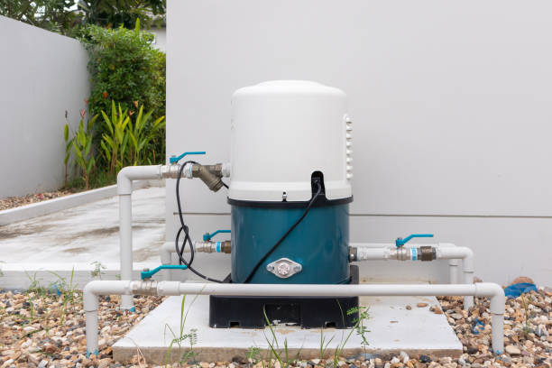 istock automatic water pump station outside the house 1347369917
