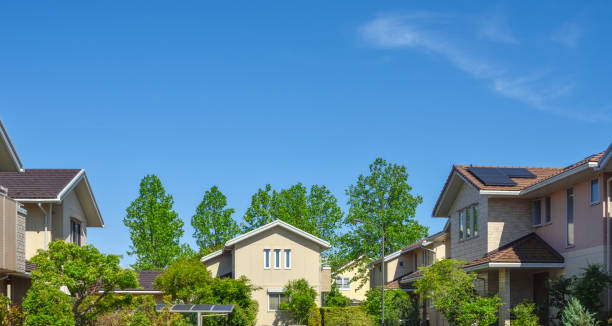 istock Japan's residential area, suburbs of Tokyo 1347374607