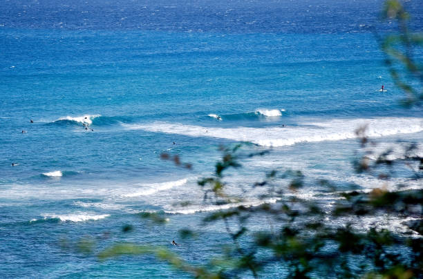 istock Surfbreak on the South Shore of Oahu 1347375714