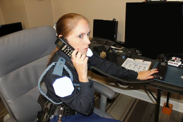 istock Female police officer 1347395924