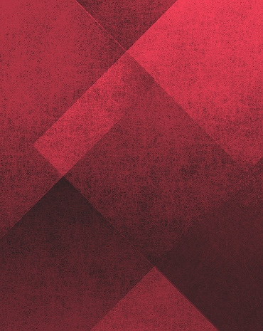 red background or black background with old grunge texture in abstract geometric plaid pattern in Christmas burgundy color vintage illustration, angles and triangle shapes