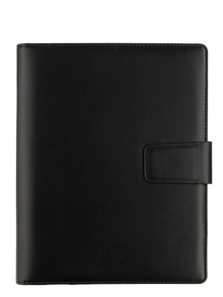 istock a businessman's notebook with a zipper archiver and sheets in a ruler, isolate 1347411081