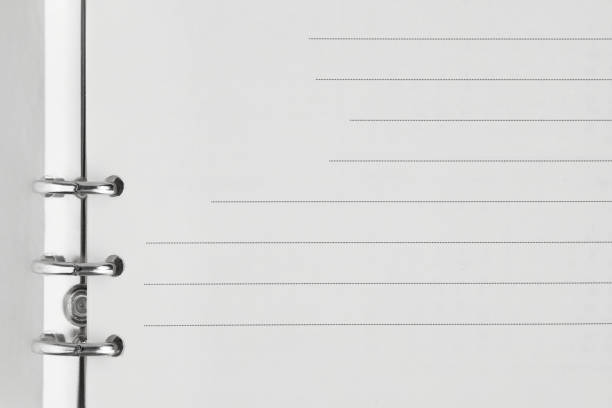 istock a businessman's notebook with a zipper archiver and sheets in a ruler, isolate 1347411088