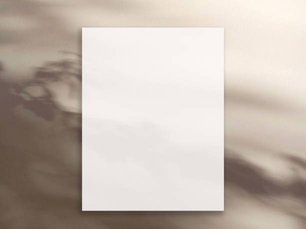 istock Minimal flyer poster mockup 1347422696