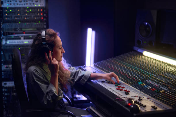 istock Woman writing music in studio 1347426454