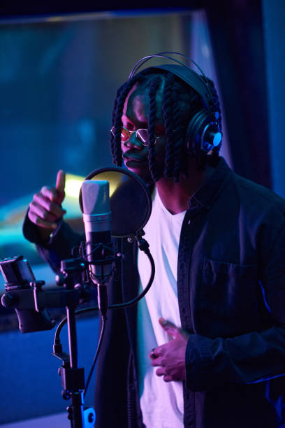 istock African singer writing a new song 1347426625