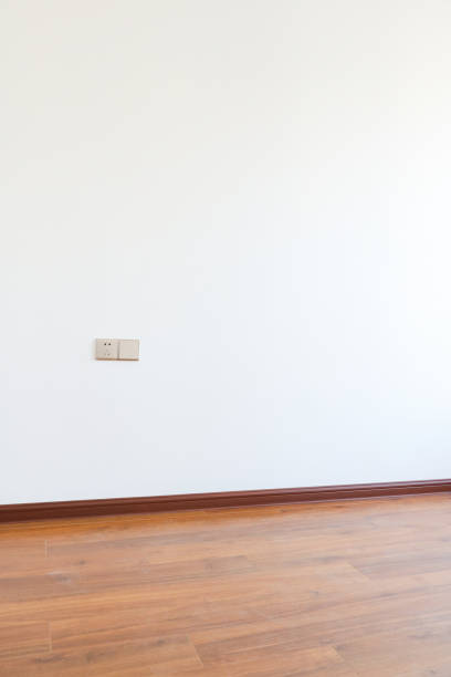 Wood floor in the midday.