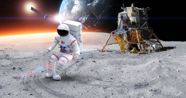 istock Astronaut Dancing On A Planet. Moving And Gesturing. 1347429320