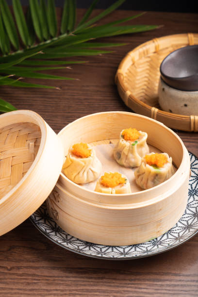 istock Traditional Asian food in a bowl. Hot dish dumpling 1347430600