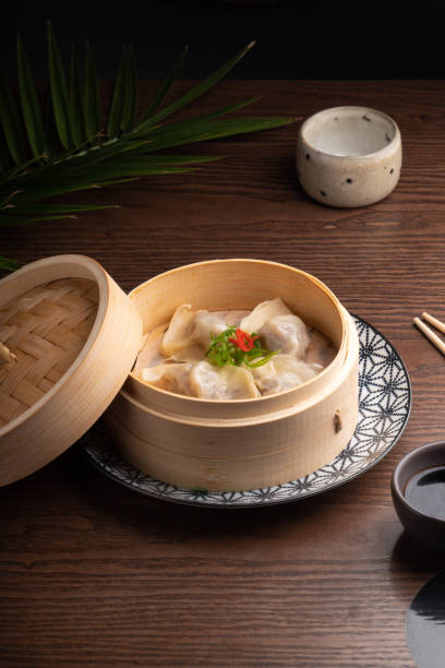 istock Traditional Asian food in a bowl. Hot dish dumpling 1347430636
