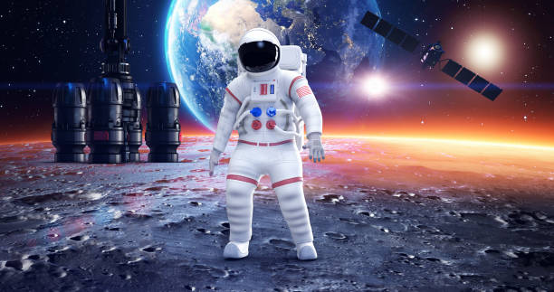 istock Astronaut Feeling Dizzy On A Planet Far From Earth. 1347432848