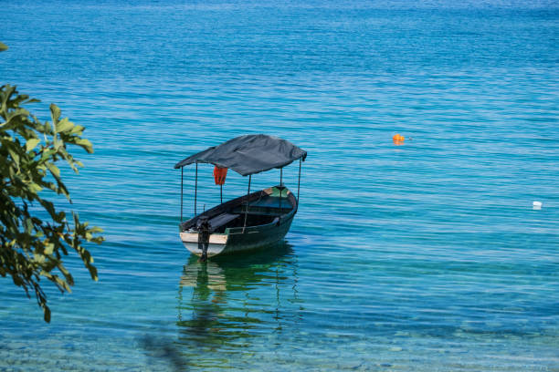 istock A boat at Lake Ohrid 1347448153