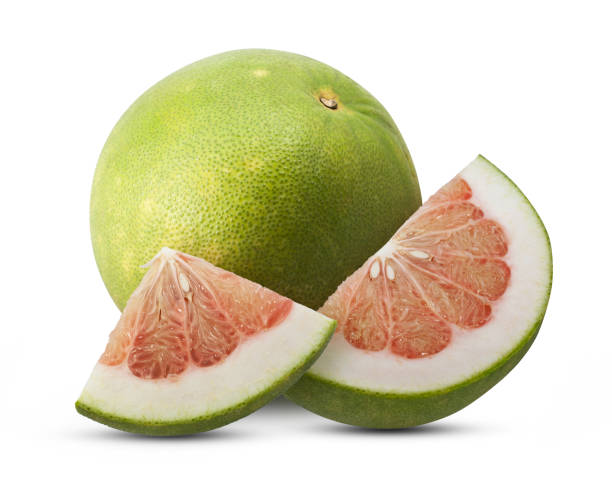 istock Pummelo or pomelo isolated on white background 1347448358