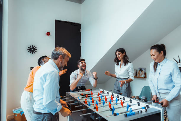 istock Business people having great time together. 1347449417