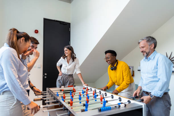 istock Business people having great time together. 1347449423