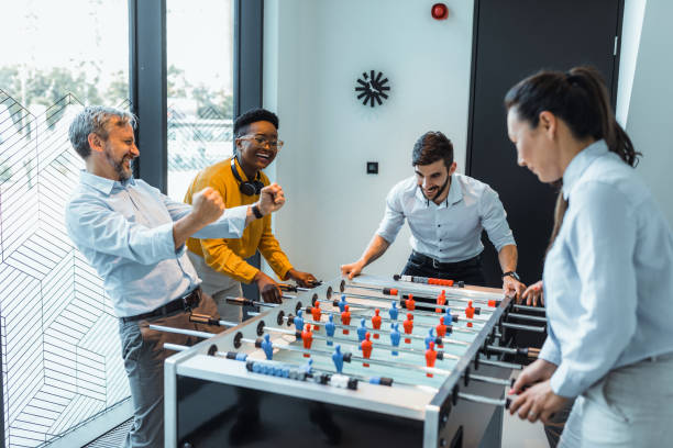 istock Business people having great time together. 1347449703