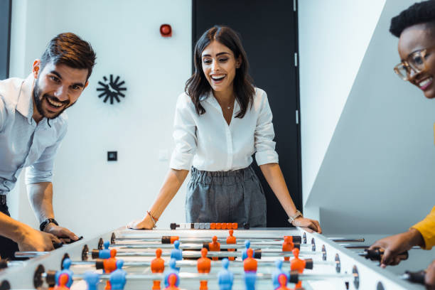 istock Business people having great time together. 1347449706