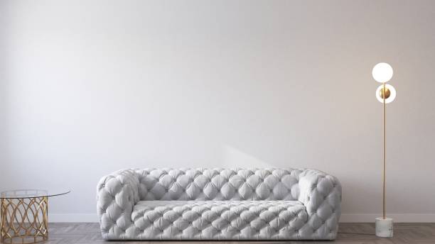 istock Modern sofa in the living room. 3D-render. 1347449850