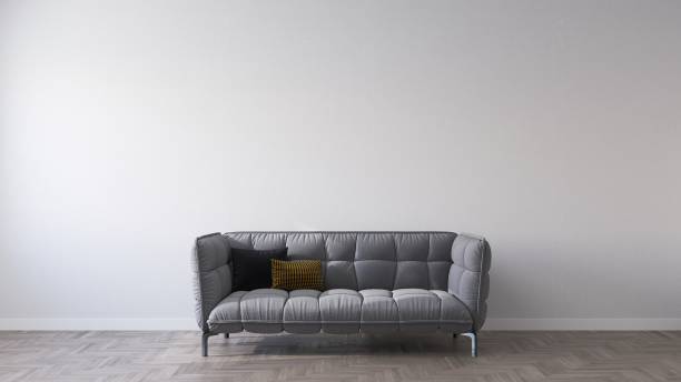 istock Modern sofa in the living room. 3D-render. 1347450122