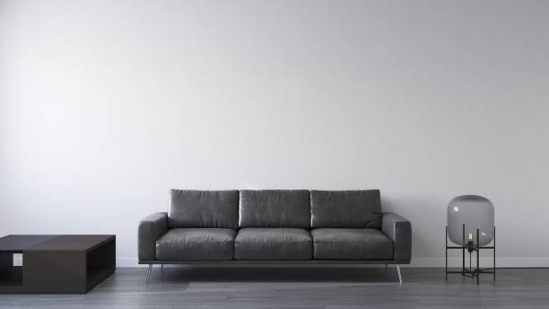istock Modern sofa in the living room. 3D-render. 1347450442