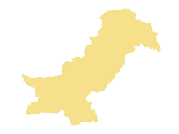 ilustrações de stock, clip art, desenhos animados e ícones de pakistan map - 7963