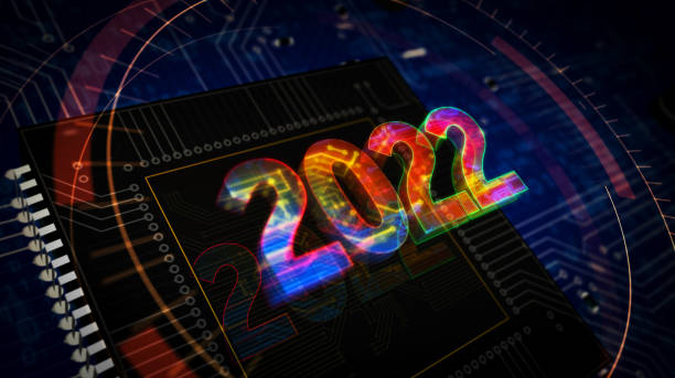 istock 2022 year number futuristic abstract 3d illustration with cpu in background 1347455602