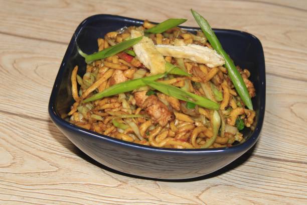 istock Chicken Chow Mein wit shrimps 1347457014