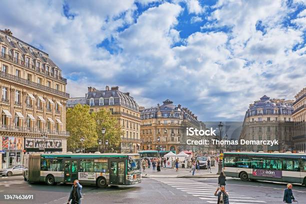 Paris Stock Photo - Download Image Now - Paris - France, Bus, Transportation