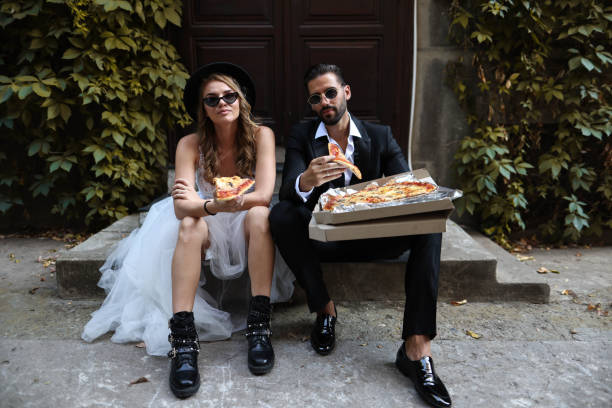 istock Bride and groom on a wedding day 1347464512